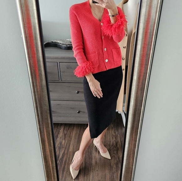 Nic+Zoe Night Fall Cardigan Red - Picture 1 of 5